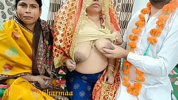Malam Pertama Pasangan India Terbaik, Nikmati Seks Tiga Sekawan Dengan Ibu Mertua Yang Menggoda