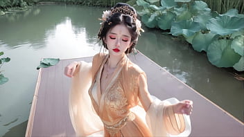 古典佳人，酥胸半露，媚眼如丝，撩人心魄