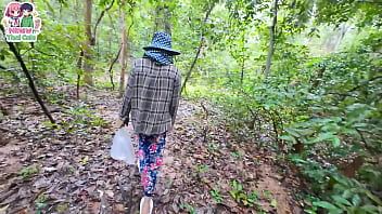 สาววัยรุ่นไทยเก็บเห็ดในป่าโดนจับเย็ดหีเสียงครวญครางสุดเร่าร้อน