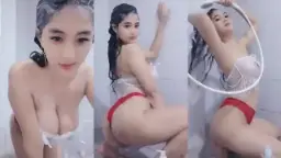 Cewek Coklat Montok Main Biola Mango Live Mandi Telanjang