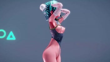 Miku China Yang Menggoda Dengan Gerakan Erotis Dalam Mmd Dewasa