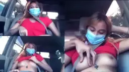 Mengocok Kontol Ayang Sampai Muncrat Di Dalam Mobil