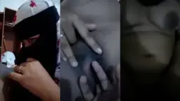 Vivi Bergairah Dengan Cadar Dan Mukenah Yang Menggoda