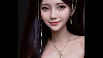 Gadis-gadis Hanfu Putih Terpampang Polos, Tersipu Malu Usai Tubuhnya Tersiram Cairan Hangat