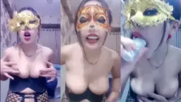 Felicia Remas Menggoyang Payudara Dan Mengeluarkan Desahan Bling2