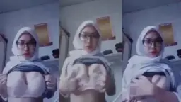 Gadis Berjilbab Putih Yang Menggoda Dan Penuh Skandal