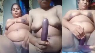 Bundar Montok Boudi Dihardcore Paksa Pakai Terong Benggala