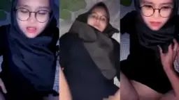 Hijabers Cakep Berkacamata Lagi Ngentot, Video Viral Bikin Ngilu.