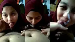 Tampol Kontol Sampe Muncrat Di Muka Cewe Berjilbab