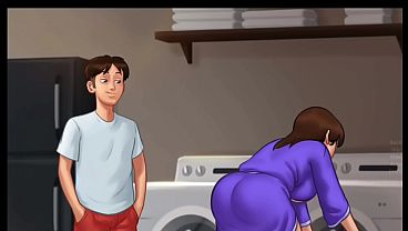 Malam Musim Panah Rahasia [v21.0.0] | Ibu Tiri Ngepoin Diam-diam (18+) | Novel Visual Dewasa
