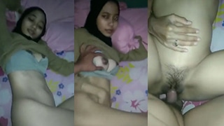 Entot Cewek Hijab Gaya Samping Di Kosan, Makin Basah Makin Ngegas.