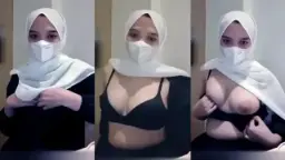 Hijab Putih Cantik, Bikin Pengin Robek Perlahan Sambil Mainin Bagian Dalam.