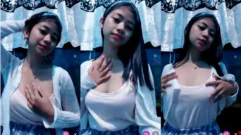 Nayla Abg Toge Lagi Mainin Tetek Sampai Merem Melek