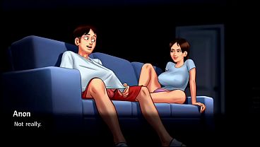 Ibu Tiri Melirik Ke Belakang Sekali Lagi, Tubuhnya Menggoda (18+)