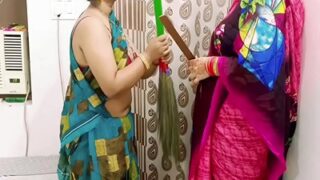 Bini India Dan Pembantunya Rebutan Kontol Suami