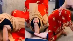 Disepong Temen Hijab Cantik, Pandangan Pertama Bikin Makin Tegang.