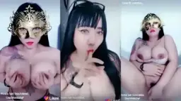 Indry Hoy Ngewe Pake Dildo Sambil Remes Susu Di Likee